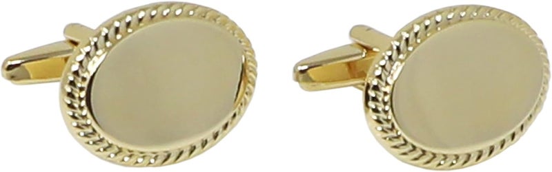 MENDEPOT Men Formal Wear Dress Shirt Cufflinks And Studs Set With Box Wedding Groom Groomsmen Gift - Image 2